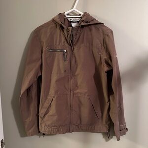 Columbia Tan Hooded Jacket/Omni Shade